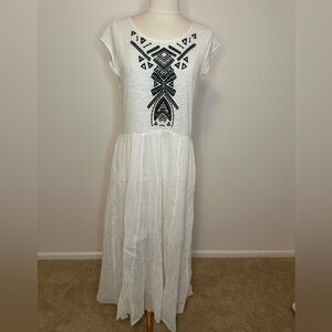FREE PEOPLE ‘Toosaloosa’ Slub Meadow Dress - Sz M